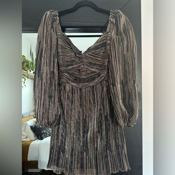 Saylor metallic dress size S - Picture 1 of 4